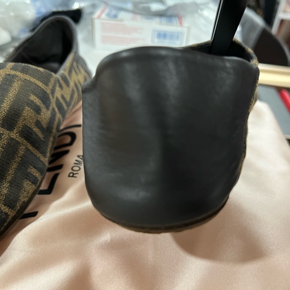 FENDI ZUCCA Signature MONOGRAM Slippers Size 38 - Picture 7 of 12